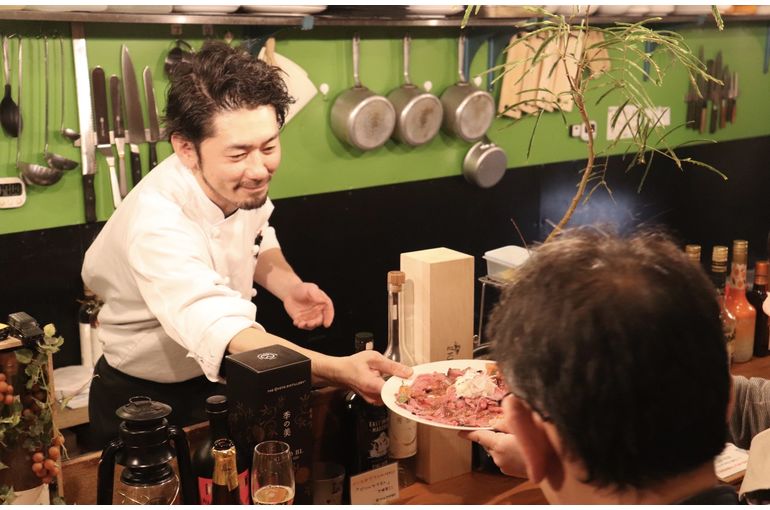 ローストビーフ提供